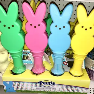 Cute peeps LED bubble wands