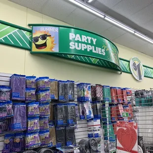 Party supplies