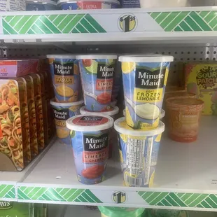 Products that are four times as much in the regular grocery store.