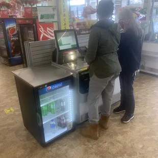 Wow, self checkouts at the little over a dollar store!