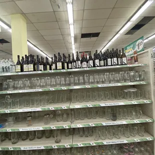 Wine and wine glasses!