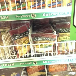 Sargento cheeses !