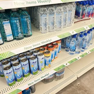 Great selection of water!