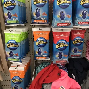 a pile of little swimmers products