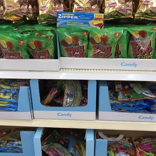 a display of candy in a store