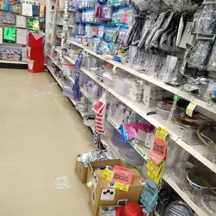 Random stuff stashed everywhere