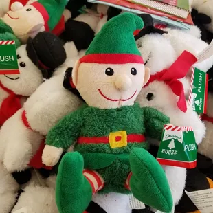 Just bought this because it was the lone elf in this snowman pile and I felt bad for him (I&apos;m not counting the one lame elf behind him).