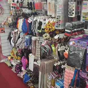 headbands, clips, etc