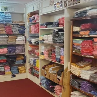 table clothes, chair covers, chair ties in every color