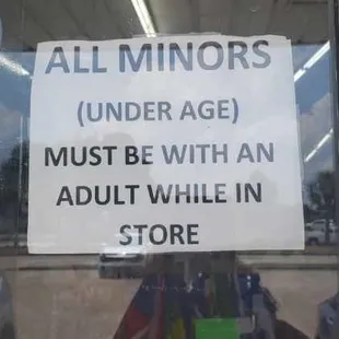 I don't wanna see your brats running all over the store either.