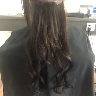 Tape in extensions