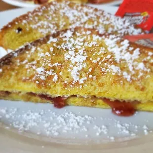 a slice of french toast
