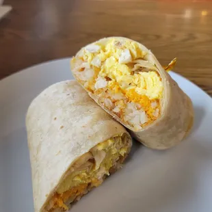 Chicken Breakfast Burrito