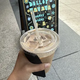 Iced Nutella mocha