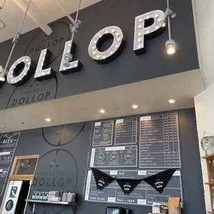 Dollop coffee shop!