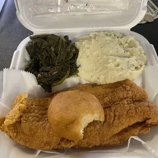 Their fried catfish is best in class! Friendly staff. Great little joint to stop and eat good