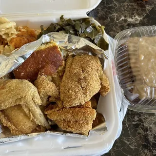 2 Meat Fish/Chicken Dinner