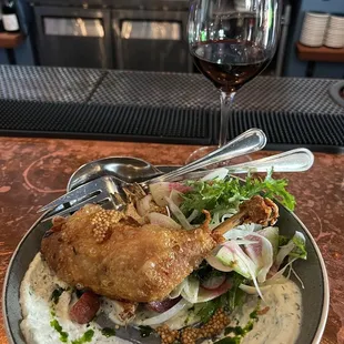 Crispy Chicken Confit