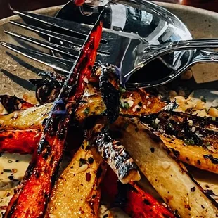 Grilled Heirloom Carrots