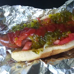 Ive been coming here not too long and the hot dawgs are really good. They are steamed and very delicious.