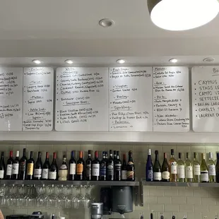 Wine list