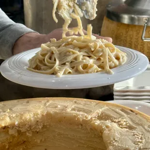 Cheese Wheel Pasta