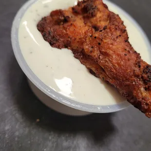 Chicken Wing with Homemade Ranch.