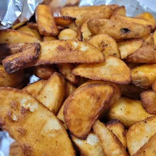 Seasoned Potato Wedges.