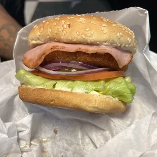 Malibu Chicken Burger