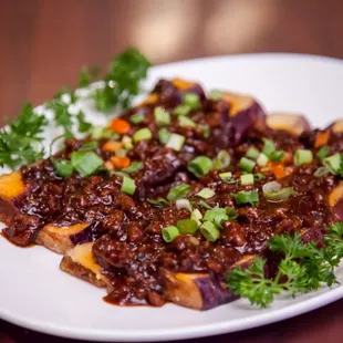 Mined Pork with Eggplant in Chinese Chili Sauce-老干妈肉酱茄子