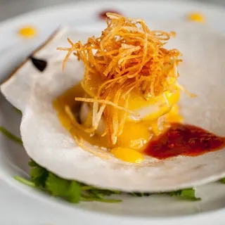 Scallop with Mango Puree