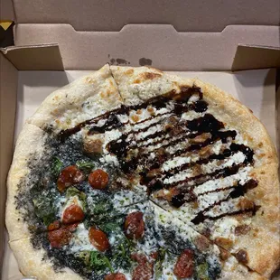 a pizza in a box