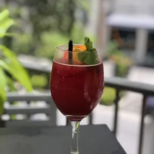 Frozen sangria.