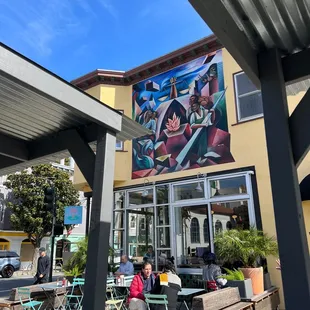 Outdoor seating
