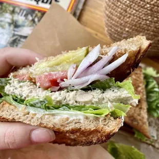 Albacore tuna sandwich--so good!