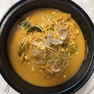 Beef bone cabbage Haejangkuk