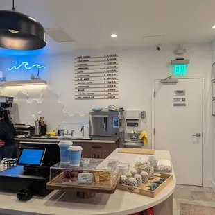 interior, sushi and sashimi