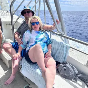 Us on our way back from snorkeling