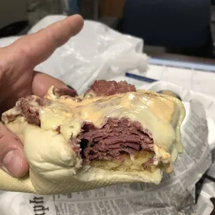 Shaved Corn Beef Sandwich