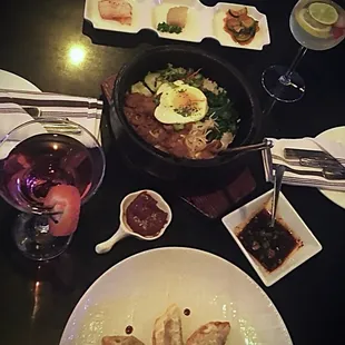 Delectable Bibimbap presentation.