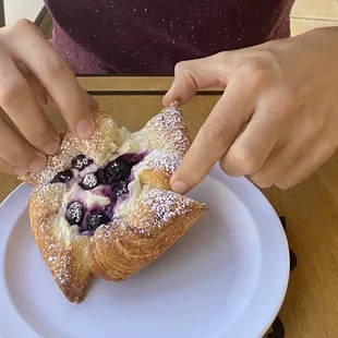 Blueberry pinwheel
