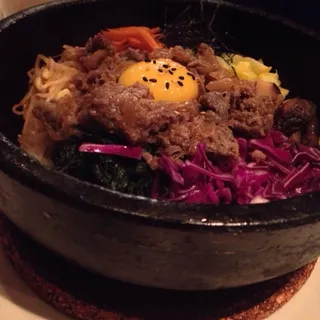 Beef and Egg Bibimbap Lunch