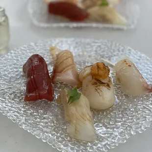 a plate of food on a table