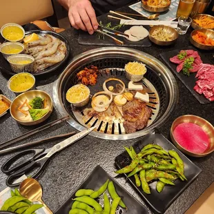 We chose the middle AYCE option! If you leave here hungry or disappointed, it's your own fault!