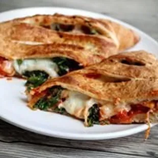 Garlic Spinach Calzone