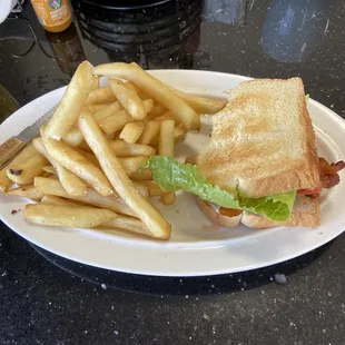BLT and fries