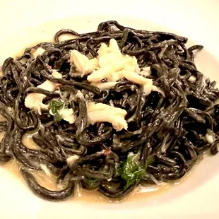 Squid Ink Tagliolini (small portion)