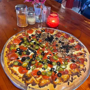 Build your own pizza in store or online starting at just $11.99