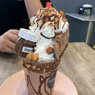 Nutella milkshake