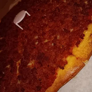Ground pepperoni Pizza